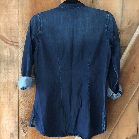 CABI dark denim top size XS - Picture 4 of 7